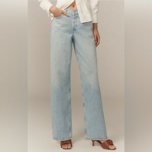 NEW AGOLDE 28 V-Waist High-Rise Straight Baggy Jeans Anthropologie
Faded Denim